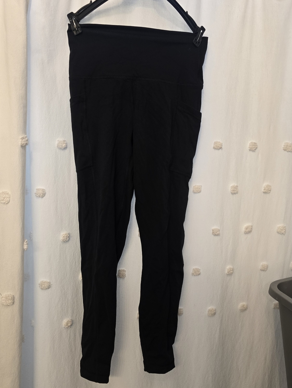 Womens Black Leggings 90 Degrees By Reflex Size Medium